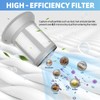 4-Pack 2156A Replacement Vacuum Filter for Bissell Zing 2156 1665
