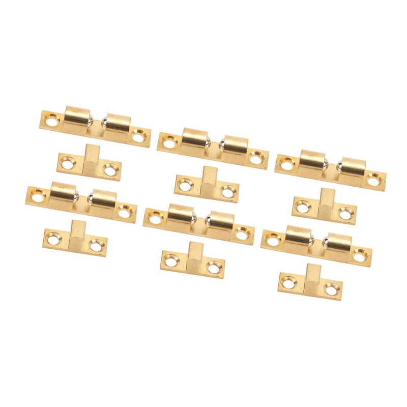 6 Set Cabinet Door Catch Brass Cabinet Door Closet Ball