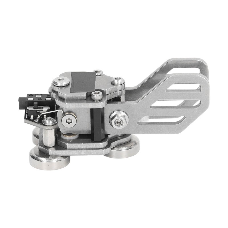 Mini CW Key Double Paddle Telegraph Key Stainless Steel Automatic