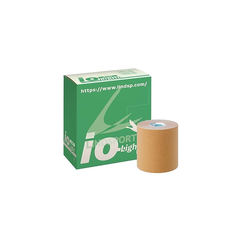 LINDSPORTS ライトイオテーププラス キネシオロジーテープ テーピング 幅75mm×5.0m 1箱4本入 (1)