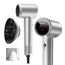 High-Speed Ionic Hair Dryer 1400W BLDC Motor Plasma Technology, Lightweight Compact Portable Blow Dryer for Travel, Hotel & Household Use