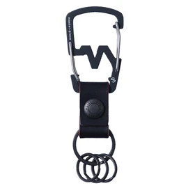 Masterpiece 02005-IL M-CARABINER KEY RING Special Order Key Ring, Key Chain, Lining, Red, Red Made in Japan, Unisex, Black, Navy, Navy, Navy, Cowhide MSPC Creation, Key Car, Home, Black, Black