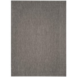 Safavieh Courtyard Collection CY8022 Indoor/ Outdoor Area Rug, 9' x 12', Black / Beige