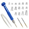 PTSLKHN Eye Glass Repairing Kit, S2 Steel Screwdriver with 15
