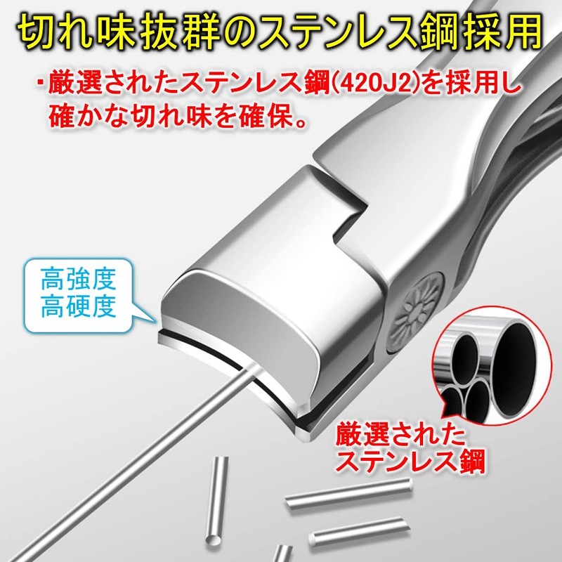TKhits Nail Clippers for Feet [Wide-Opening Nail Clippers] Toe Nails,