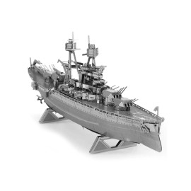 DCD Model Kit USS Arizona Battleship Steel Model by Metal Earth Difficult Level for Tool Kit Building
