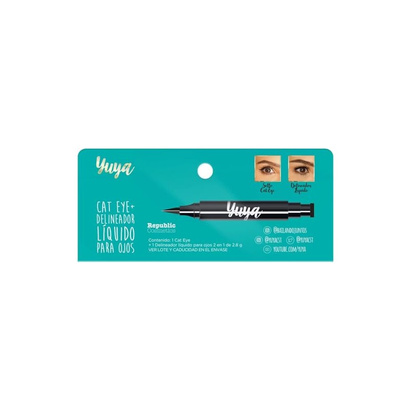 Yuya - Republic Cosmetics Delineador Cat Eye Larga Duración para
