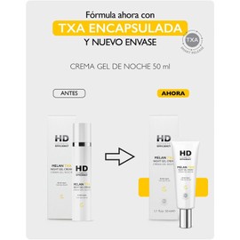HD Cosmetic Melan TXA Crema Gel Noche 50 ml Uniformidad Tono Uso Nocturno