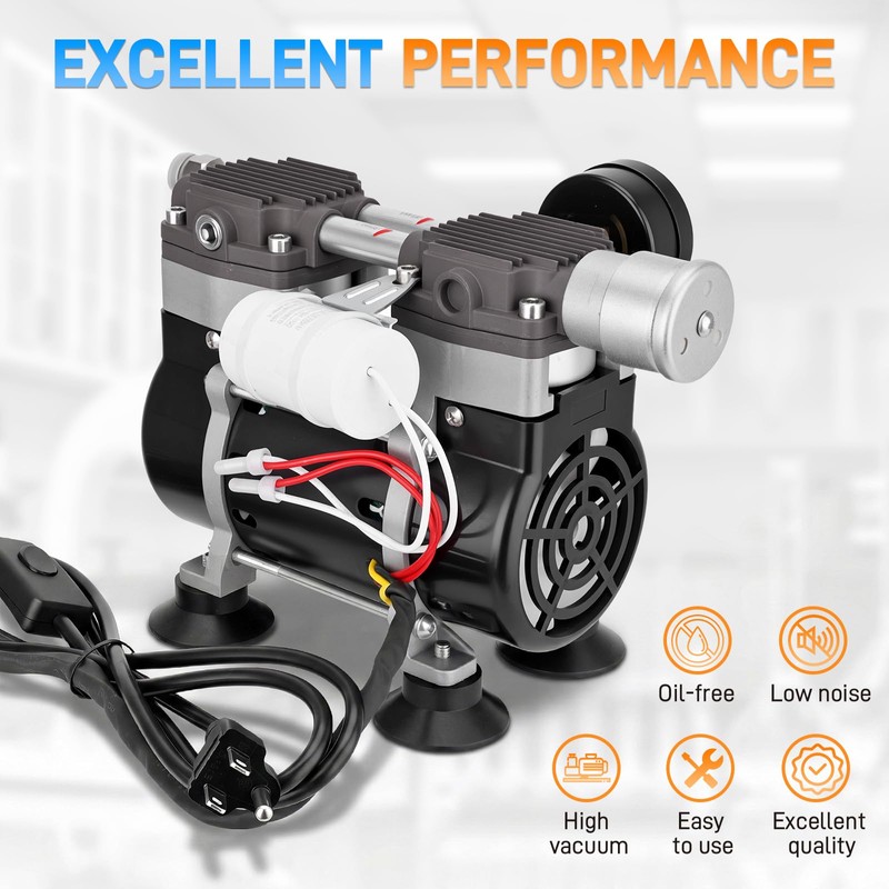 50L/Min Oilless Vacuum Pump for Laboratory Electronics DIY Industry