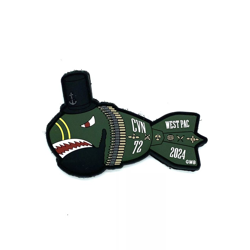 CVN-72 Abraham Lincoln Westpac 2024 PVC Patch – With Hook