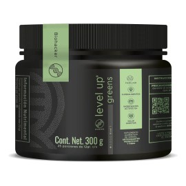 Jugo Verde en Polvo Level Up Greens – 30 Frutas y Verduras, 0.66 lb