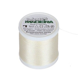 Madeira 9845-1949 2 Ply Polyneon Polyester Embroidery Thread, 40wt/135d 440 yd, Cream