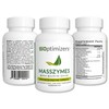 BiOptimizers MassZymes Digestive Enzymes (120 Capsules) and P3-OM Probiotic &
