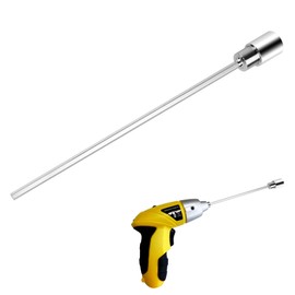 YiliYa Caravan Crank for Cordless Screwdriver with 19 mm Nut Adapter for Crank Supports Length 30 cm Cordless Screwdriver Attachment Extension