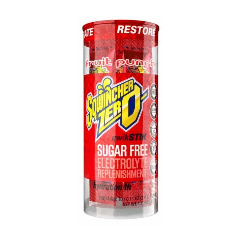 Sqwincher ZERO Qwik Stik - Sugar Free Electrolyte Powdered Beverage