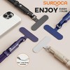 SURDOCA 3-In-1 Phone Lanyard with Tether Tab & Loop Strap,
