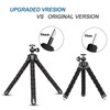 Thapncow Flexible Tripod with Universal Clip, 360° Rotating Smartphone Holder,