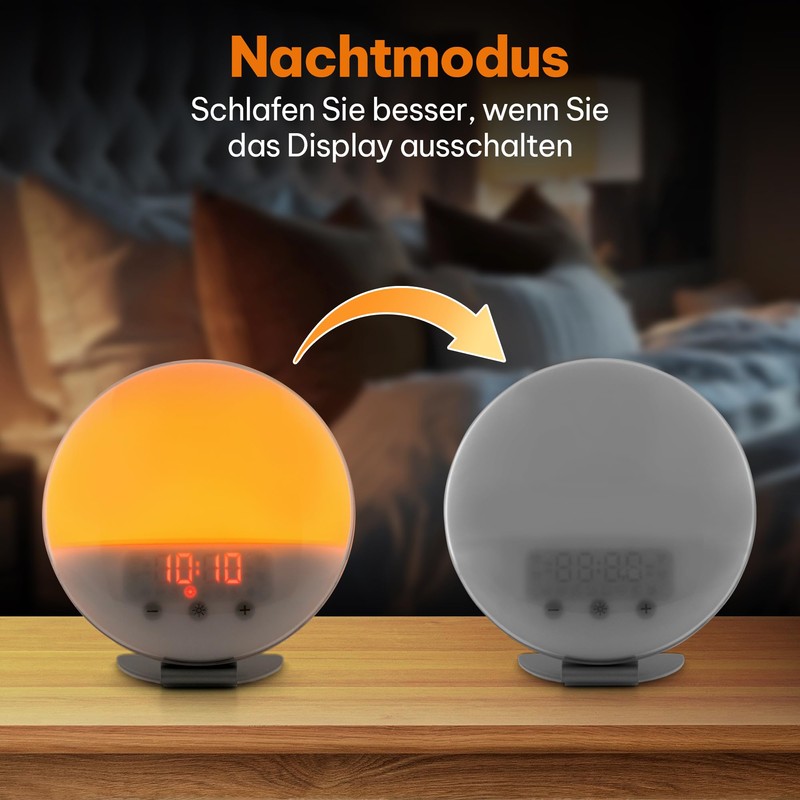 Top Life Light Alarm Clock - Daylight Alarm Clock for