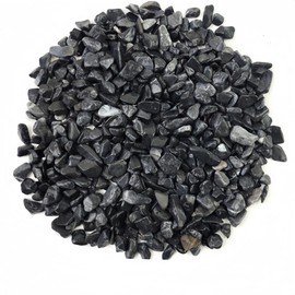 2.7 lbs Grey Mexican Beach Pebbles, 3/8 Inch Small Decorative River Rocks for Indoor Plants, Succulents, Vases, Fish Tanks, Aquariums, Garden Landscaping, Home Decor, and Outdoor Paving (Black)