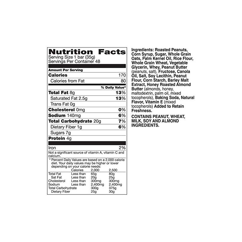Nature Valley Granola Bars 48 Count Value Box (Peanut 1.2