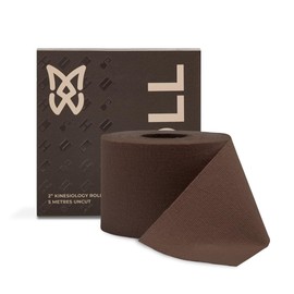 Spidertech Kinesiology Atheletic Tape 2 Inch Rolls (5 Metres Uncut) (Espresso)