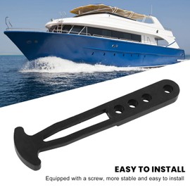 LOCADENCE Swim Boarding Telescoping Ladder Strap, Portable Rubber Marine Secure Retaining Latch Band with 4 Adjustable Mounting Holes for Fixing