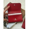 Tory Burch New Tory Burch EMERSON PATENT FLAPCARD WARM RED