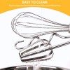 Homicozy 3-Piece Stainless Steel Hand Mixer Attachment Set - Whisk,