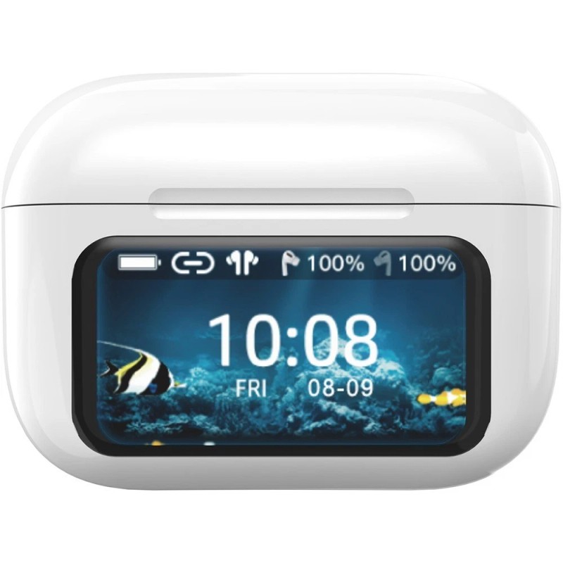 IQ Sound IQ-341TWSWHITE ANC + ENC White Earbuds