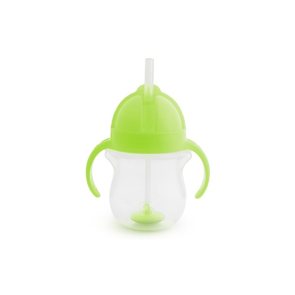Munchkin Any Angle Weighted Straw Trainer Cup Green 7 oz