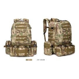 Yuqing Mochila Grande Táctica 4 En 1 Impermeable Para Campamento