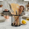 IWNTWY Utensil Holder for Kitchen Counter, Stainless Steel Utensil Crock