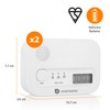 Smartwares FGA-13042 Carbon Monoxide Detector with Display and LED Indicators