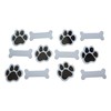 Novel Merk Dog Bone & Animal Paw Small Refrigerator Magnets