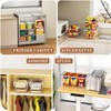 ANJUBAN Enhanced Leak-Proof Bottom - Freezer Organizer Bins ，4 Pack