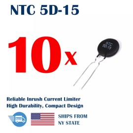 EC-Buying 10pcs NTC 5D-15 Inrush Current Limiter Thermistor