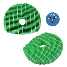 HQRP 2-Pack Humidifying Filter for Sharp KC-C70U, KC-C100U, KC-C150U, KC850U, KC860U Humidifier, FZC100MFU Replacement Plus Coaster