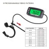 Jayron JR-HM032A Self Powered Digital Tach/Inductive/Maintenance/Waterproof/Backlit/Shutdown Hour Meter,Battery Replaceable,for Lawn