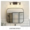 zeyu Farmhouse 3 Light Vanity Lighting, 21.4'' Bathroom Mirror Wall