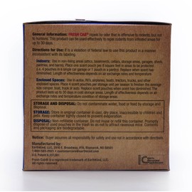 Fresh Cab Botanical Rodent Repellent - Environmentally Friendly, Keeps Mice Out, 24 Scent Pouches (6 Packs of 4)