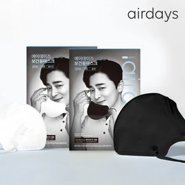 [Air Days] Mask KF94 Jo Jung-seok Bird-beak type droplet blocking large medium small 10 sheets, small (for infants) white / [에어데이즈] 마스크 KF94 조정석 새부리형 비말차단 대형 중형 소형 10매, 소형(유아용) 화이트