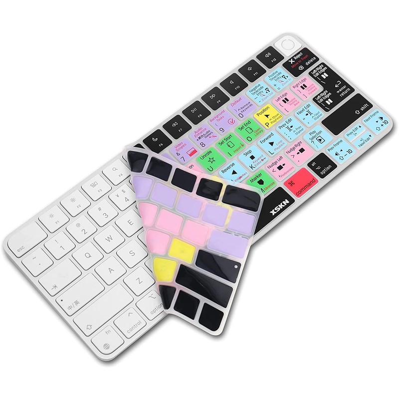 XSKN Final Cut Pro Shortcuts Keyboard Silicone Cover Skin for