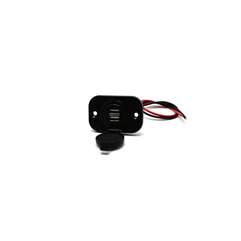 Cliff-Top 12V Boat Marine Carvans Waterproof Power Outlet Panel Mount