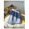 BEAUDRM Girl's Striped Mini Shorts Bowknot Elastic Waist Wide Leg