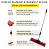 Drywall Skimming Blade Set,Stainless Steel 12",22",32" Skimming Blades with 35"-80"