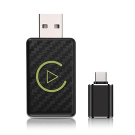 Avutrel CarPlay & Android Auto Adapter, Plug & Play, Automatic Connection, Voice Assistant, Split Screen Display, View YouTube in Your Car, Compatible with More Than 98% of Vehicles, Easy to Install
