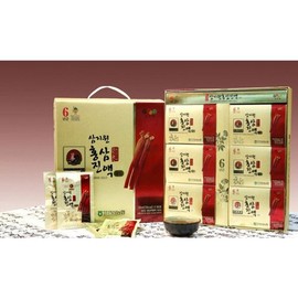 6년근 홍삼 홍삼진액골드 100% 70ml30포 (농협 삼지원) 6-Year-Old Red Ginseng Essence Gold 100% 70ml 30 Packs (Nonghyup Samjiwon)