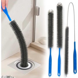 Cepillo de Drenaje MBJRFU D015 Flexible para Limpieza de Tuberías y Cabello
