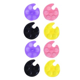 TEHAUX Nail Art Palette Ring Tray Set of Mini Rings for Professional DIY Manicure Projects