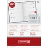 BRUNNEN Pocket Diary Model 713 (2025), 2 Pages = 1